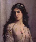 Charles Landelle Jewish Girl in Tangiers oil painting artist